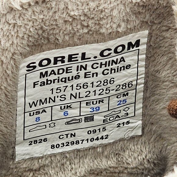 Sorel Winter Fancy Lace II Waterproof Mid Calf Boots Size 8 - Picture 8 of 9